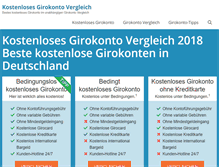 Tablet Screenshot of kostenloses-girokonto-vergleich.org